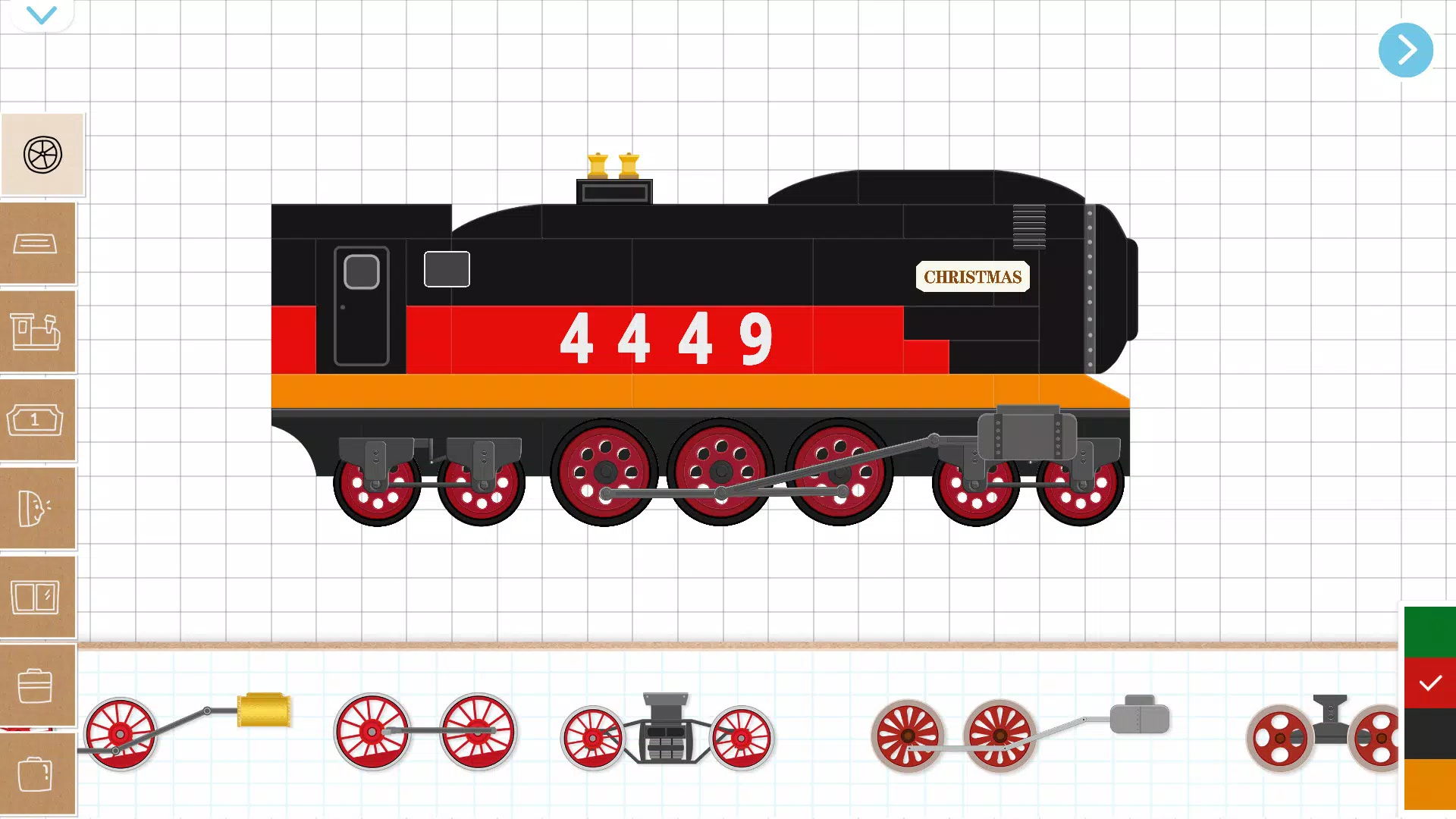 Christmas Train Game For Kids Captura de tela 4