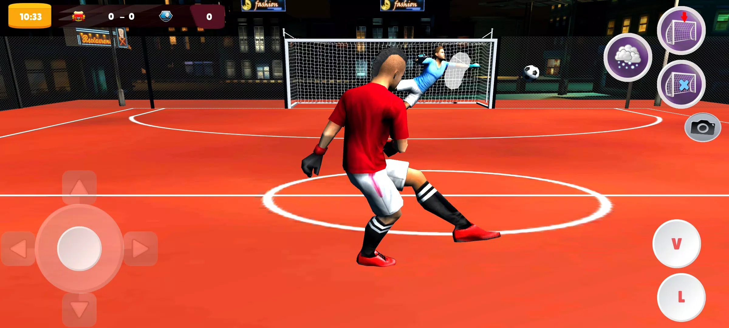 Goalie Wars Football Street Capture d’écran 4