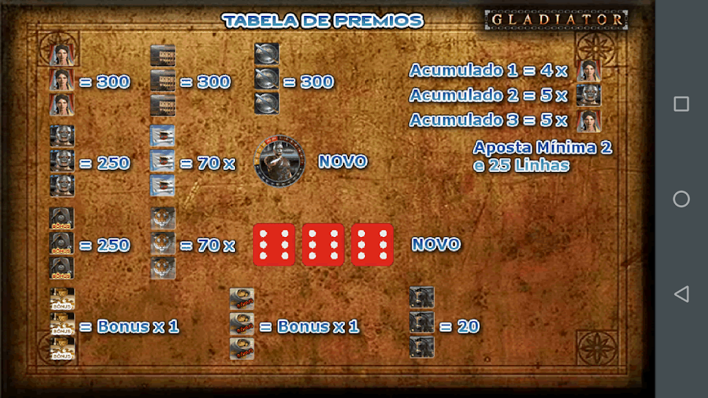 Gladiador Slot Caça Níquel スクリーンショット 2