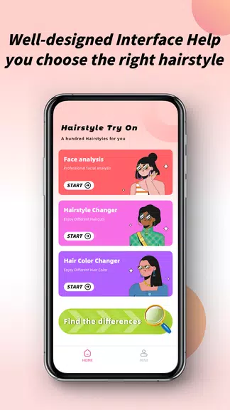 Hairstyle try on Screenshot 4