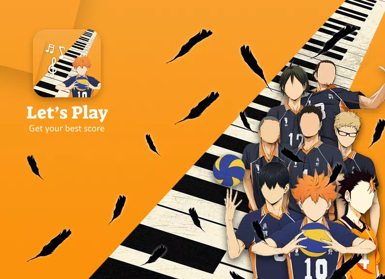 Game Haikyuu Piano Tiles スクリーンショット 1