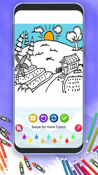Scenery Coloring Book應用截圖第4張