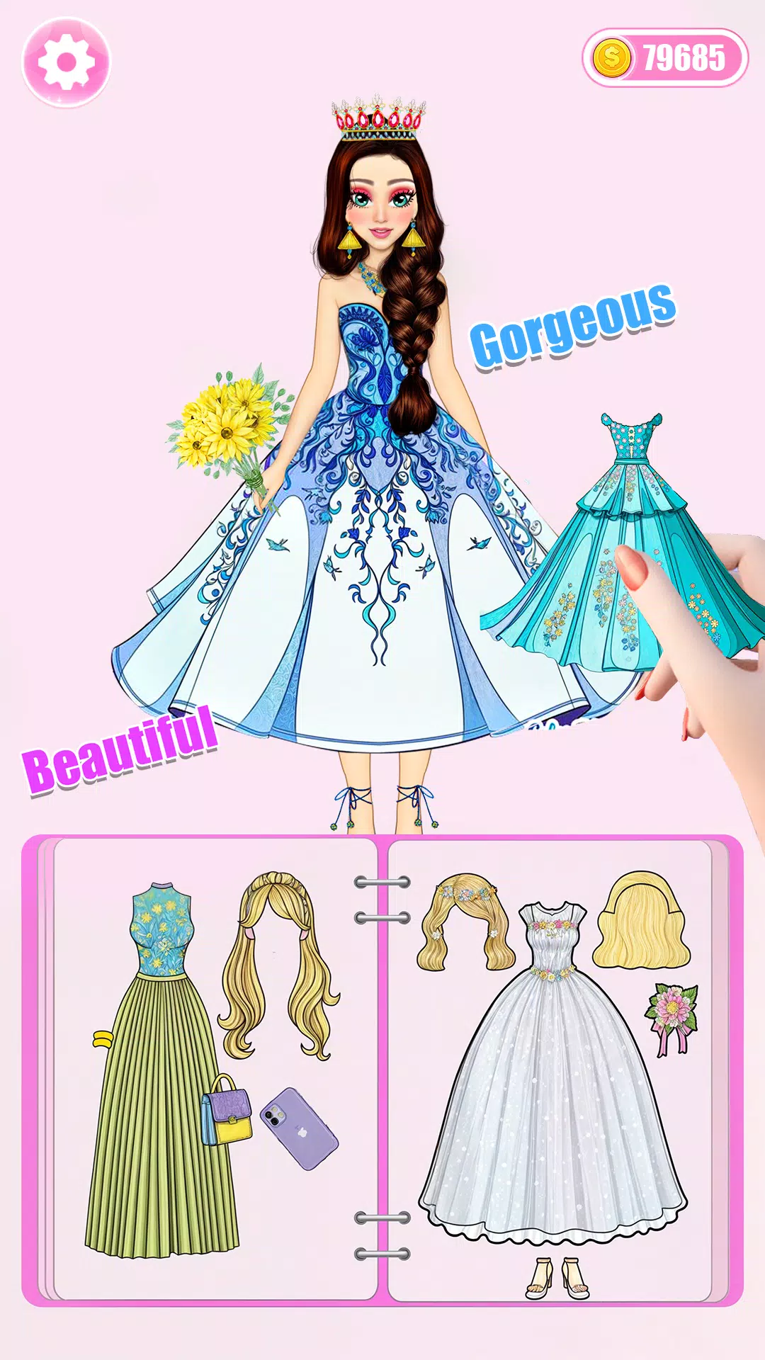 Paper Doll: Dress Up DIY Game Capture d’écran 4