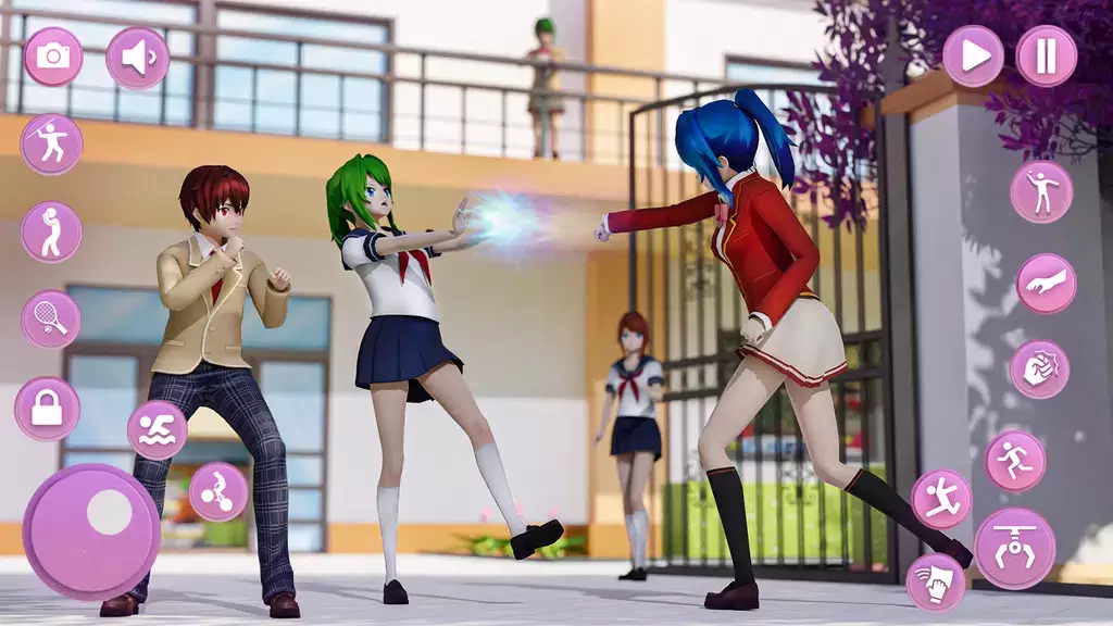 Anime School Girl Simulator 3D Capture d’écran 3