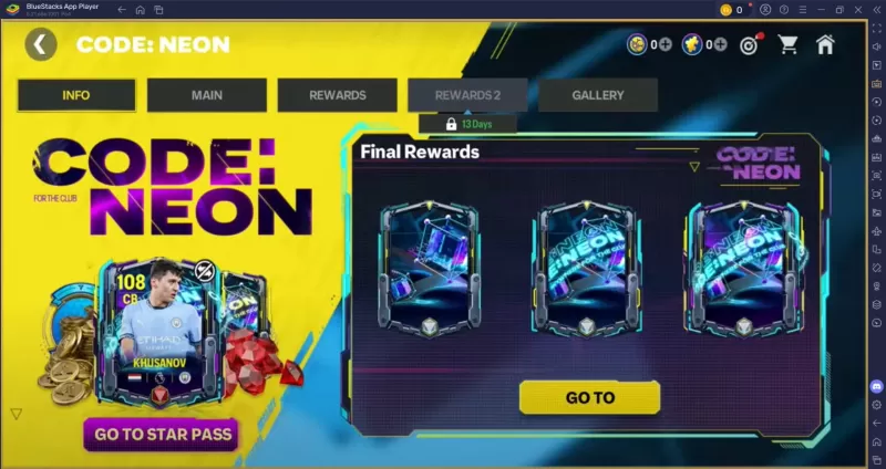 EA Sports FC ™ Mobile Fußball: Code: Neon -Event - Leitfaden für Belohnungen und Herausforderungen