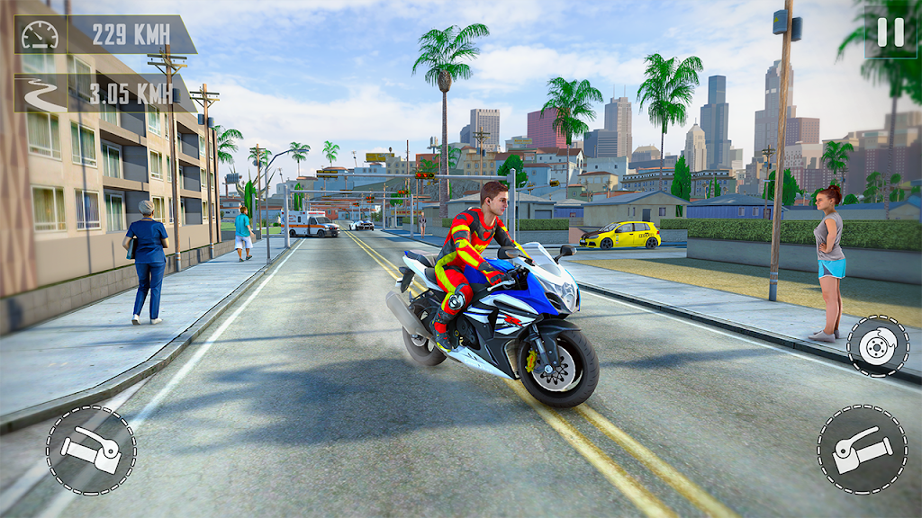 GT Motorbike Games Racing 3D Captura de tela 2