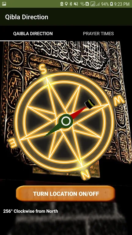 Qibla Compass Pro qibla finder Capture d'écran 3