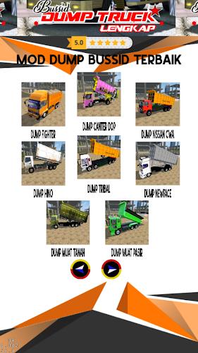 Bussid Dump Truck Lengkap スクリーンショット 4