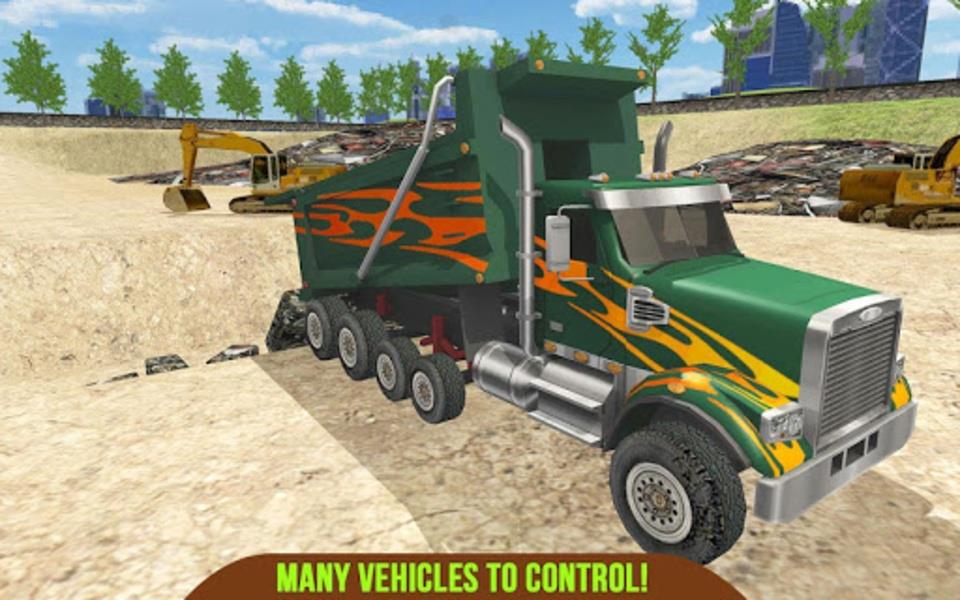 Garbage Truck Recycling SIM 스크린샷 1