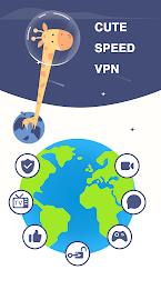 Cute Speed VPN Скриншот 1