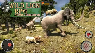 Wild Lion RPG Animal Simulator 스크린샷 3