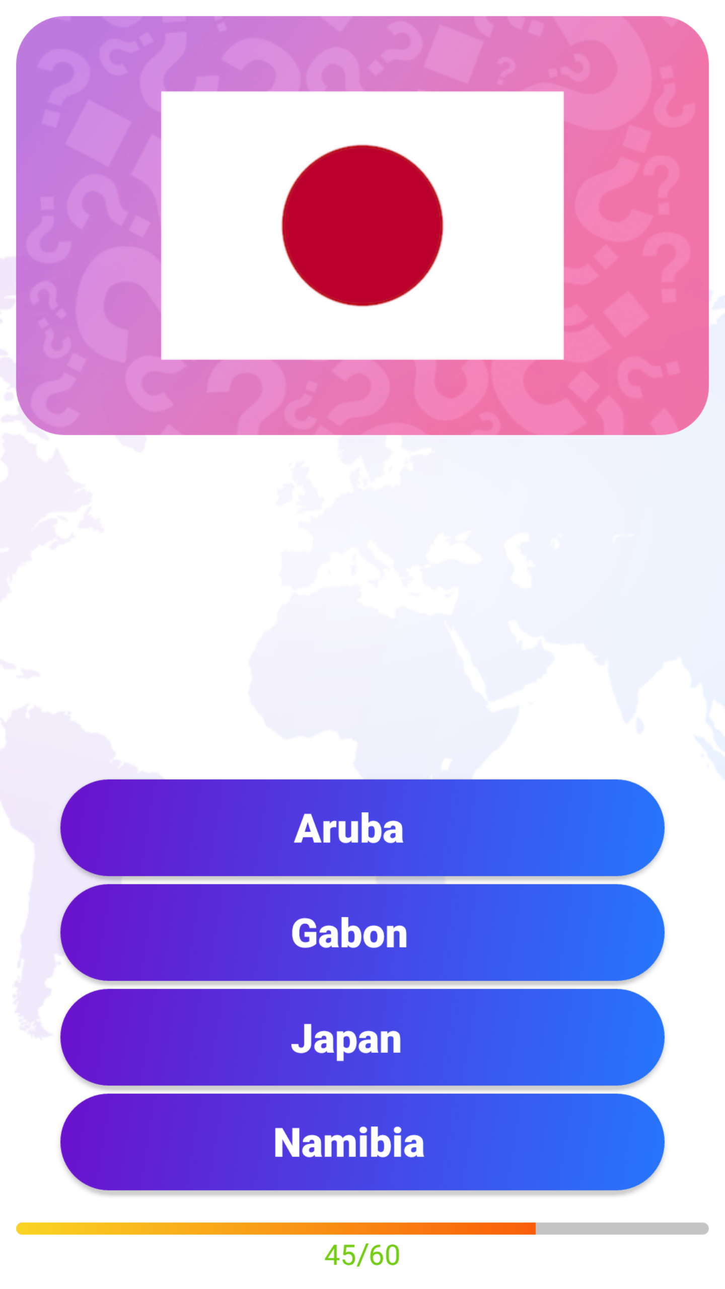 Flags of the World Quiz Game Captura de tela 3