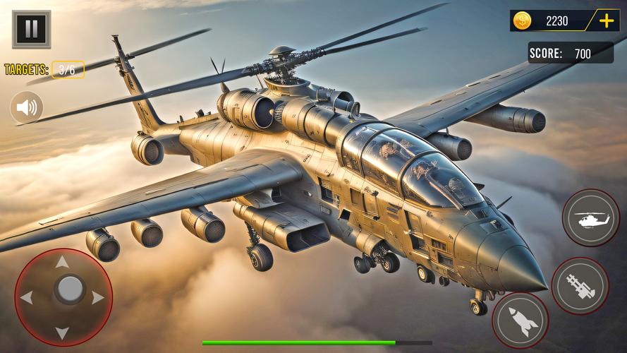 Gunship Battle Helicopter Game應用截圖第2張