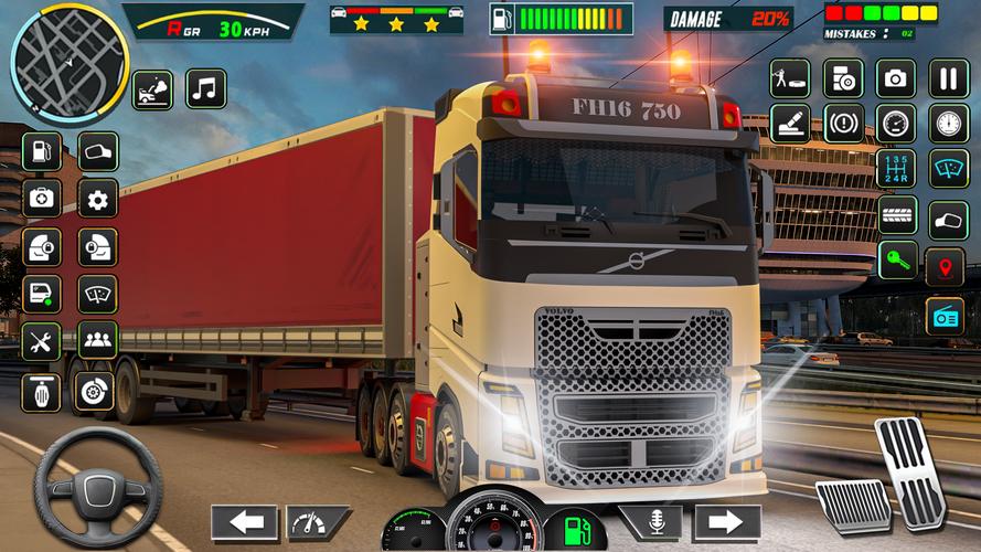 City Cargo Truck Game 3D Screenshot 2
