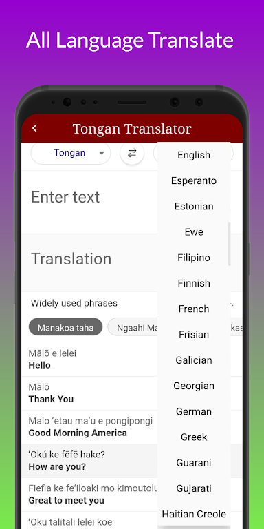 Tongan Translator 스크린샷 2