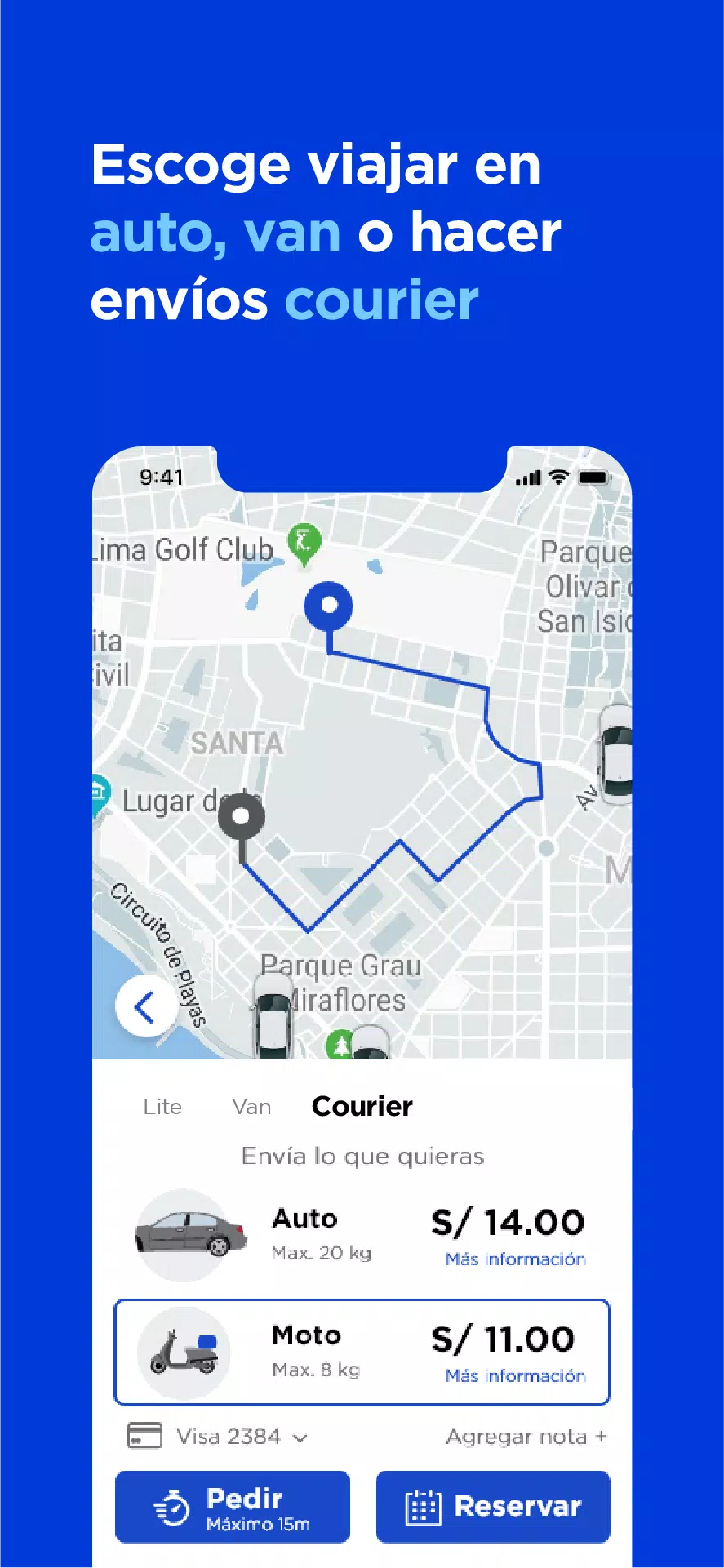 Directo, un app de taxi Capture d’écran 3