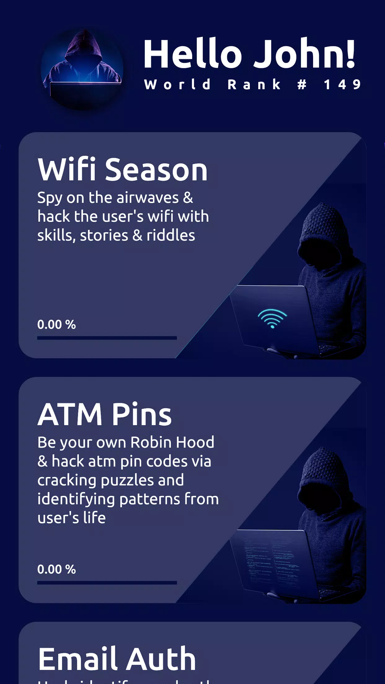 Cyber Hacker Bot Hacking Game應用截圖第2張