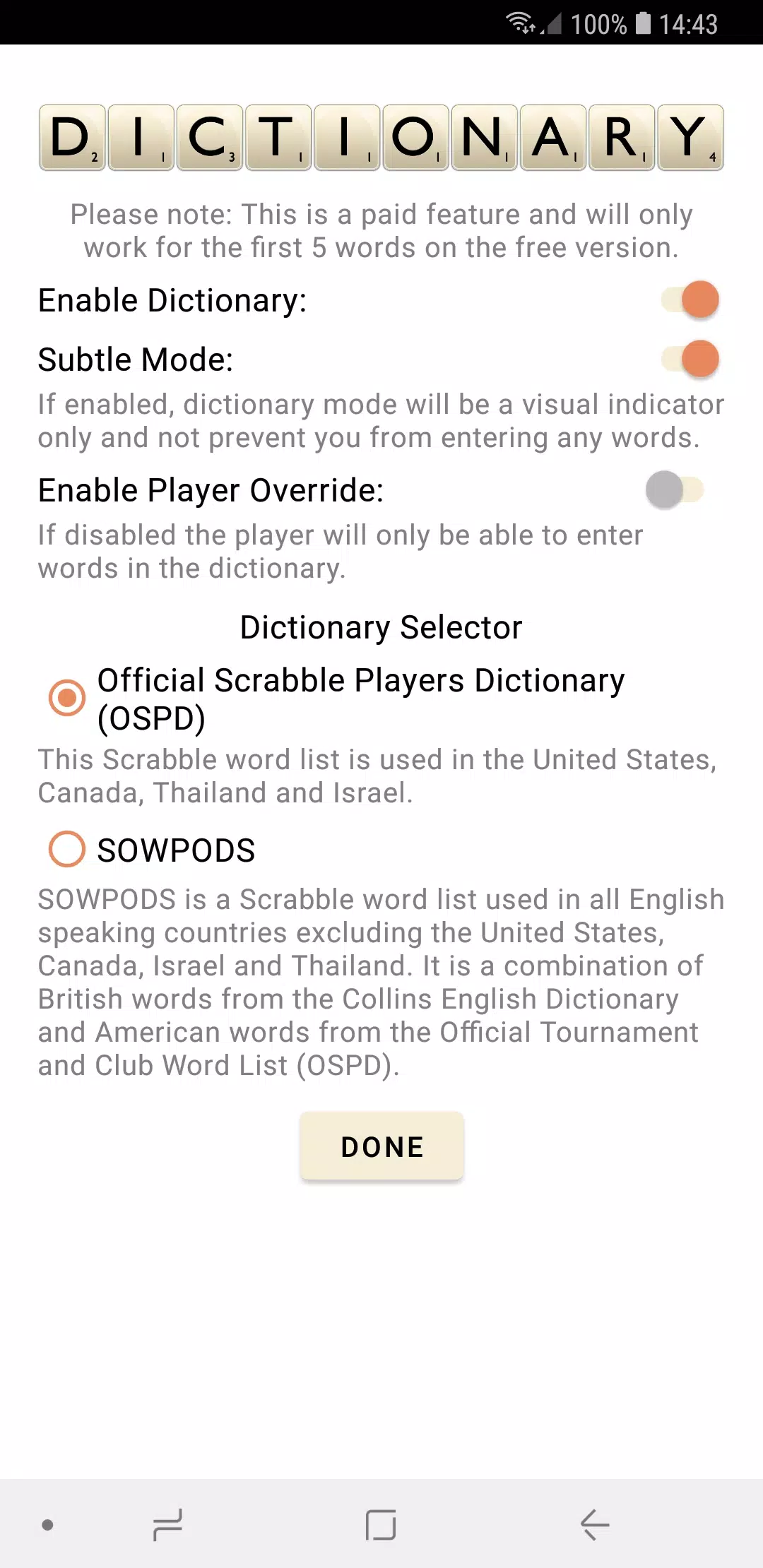 Scrabble Score應用截圖第3張