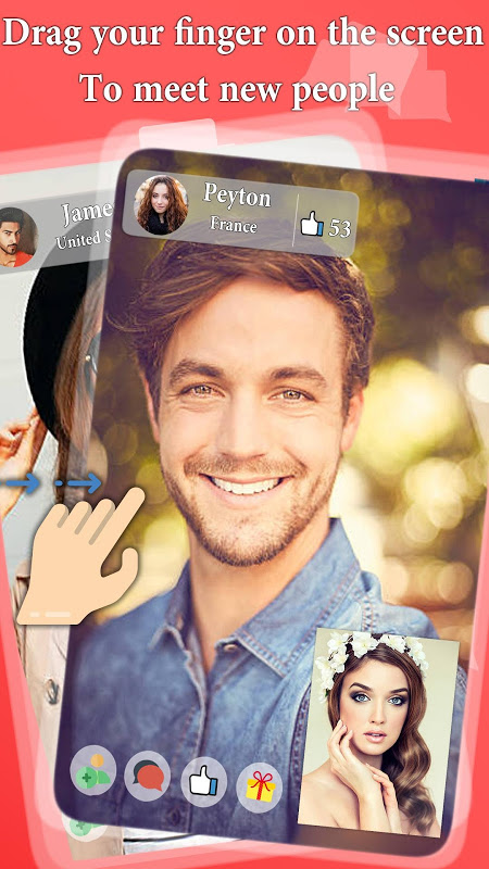 LightC - Meet People via video chat for free Captura de tela 2