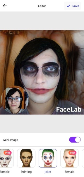 FaceLab: 서서히늙어가는늙음필터, 사진 페이스앱 스크린샷 1