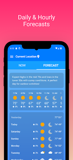 Weather on Homescreen Скриншот 3