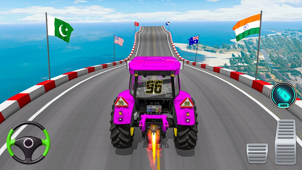 Mega Ramp Tractor Stunt Game Capture d'écran 4