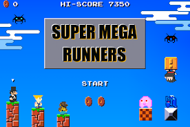 Super Mega Runners : Stage mak Captura de pantalla 1