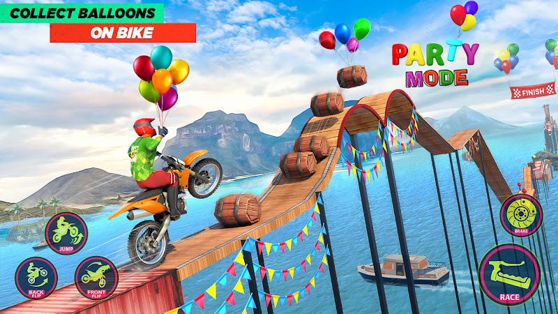 Bike Race 3D: Bike Stunt Games スクリーンショット 1