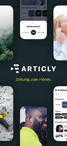 ARTICLY - Zeitung zum Hören Capture d'écran 1