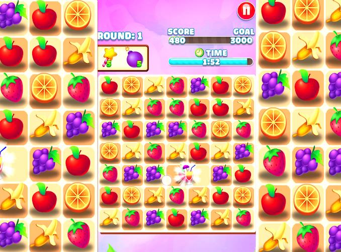 Juicy Fruit - Match 3 Fruit 스크린샷 1