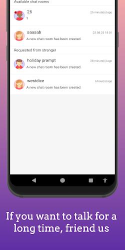 Random Chat (with Stranger) Capture d'écran 3