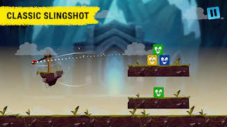 Hit Knock Out Slingshot ball Screenshot 1