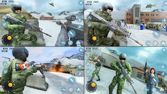 Modern Commando 3D: Army Games Captura de tela 2