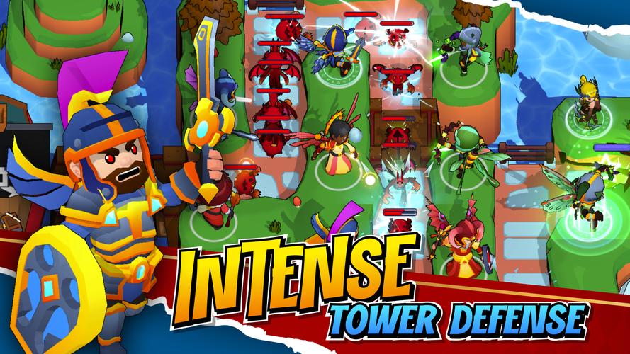 Idle Hero TD Tower Defense RPG Screenshot 1