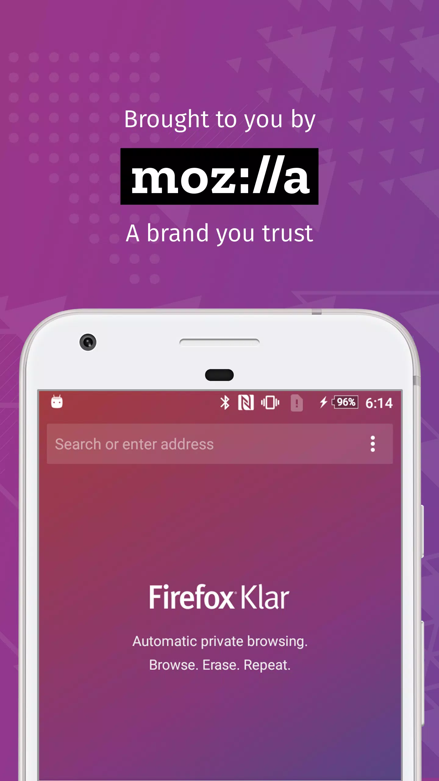 Firefox Klar Browser स्क्रीनशॉट 3