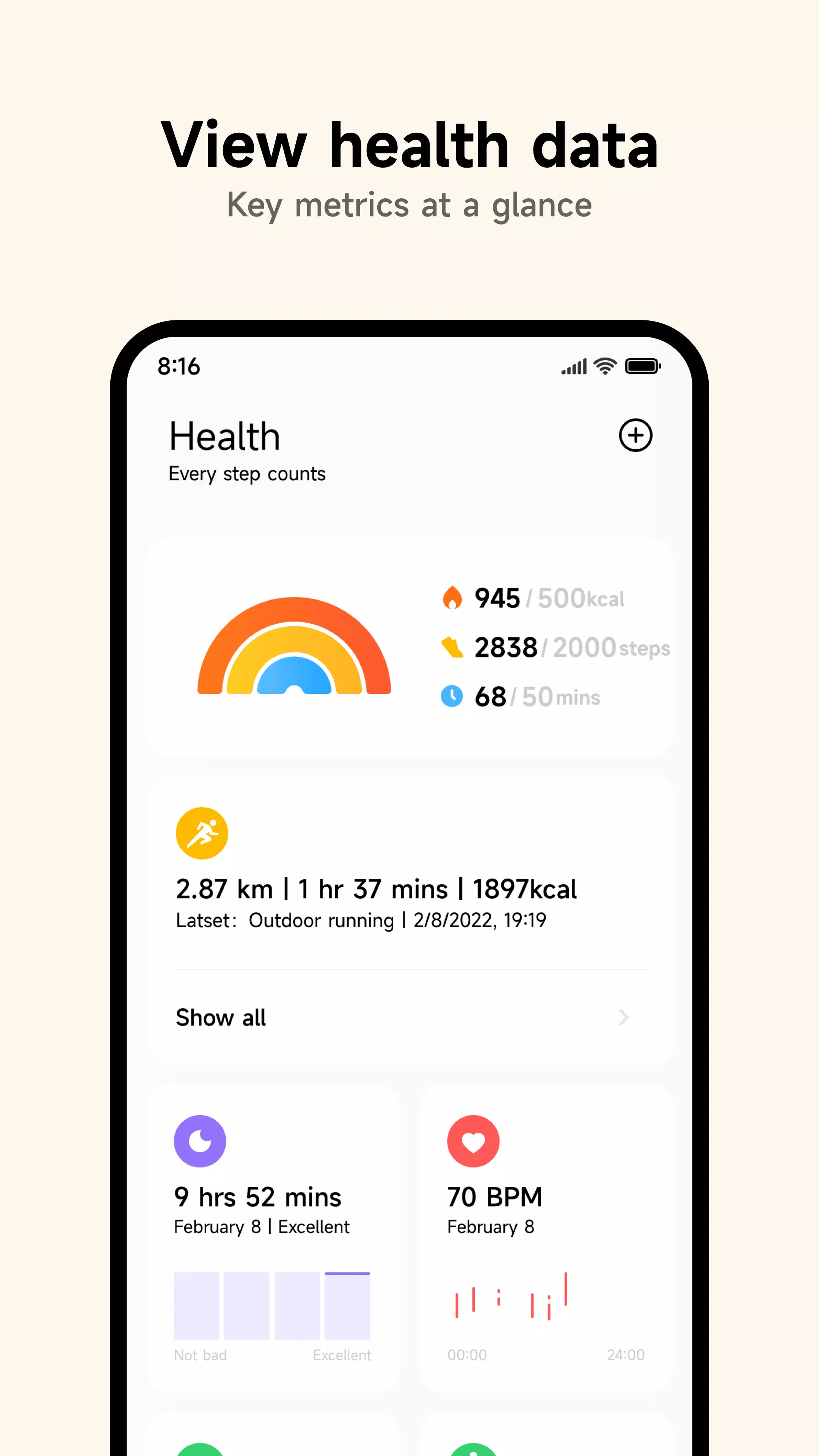 Mi Fitness (Xiaomi Wear) Captura de pantalla 1