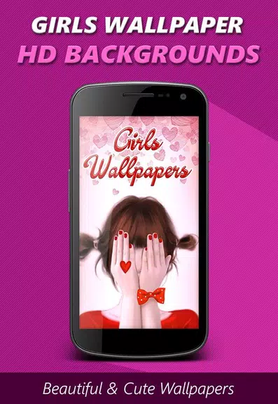 Girls Wallpaper Background स्क्रीनशॉट 1