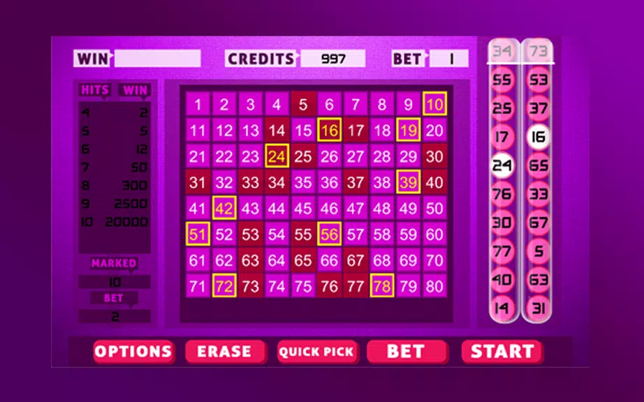 Keno Bingo應用截圖第4張