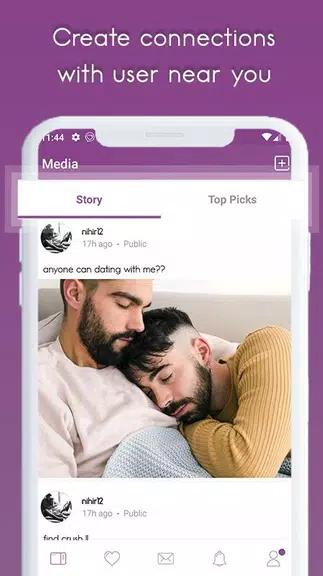 Gay Dating, Chat and Meet 스크린샷 2