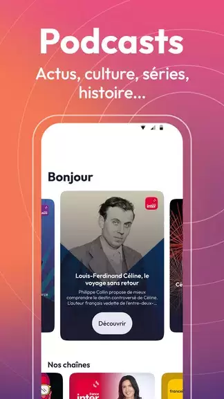 Radio France : radios, podcast Captura de pantalla 3