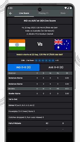 IND vs PAK Live Cricket Score स्क्रीनशॉट 2