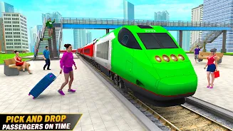 City Train Driving Train Games 스크린샷 2