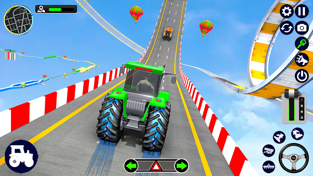 Mega Ramp Tractor Stunt Game Captura de pantalla 2