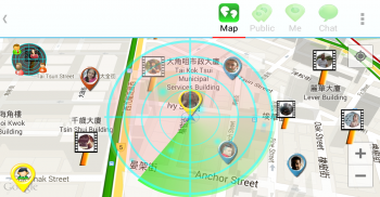 MapChat Screenshot 1