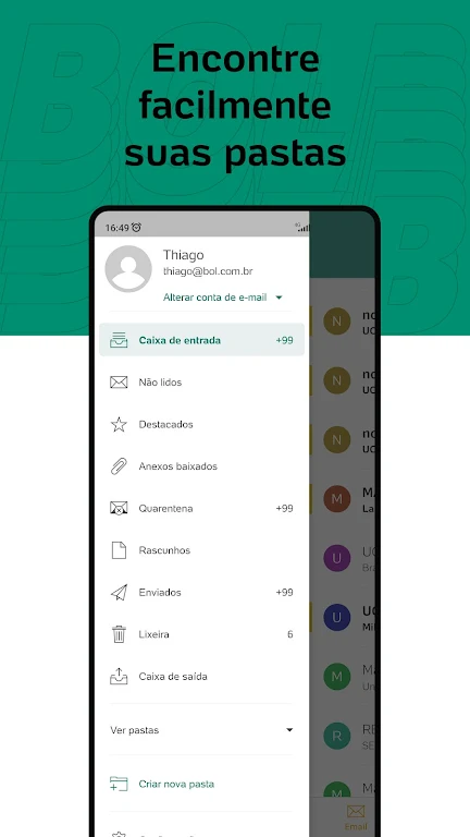 BOL Mail Captura de pantalla 4