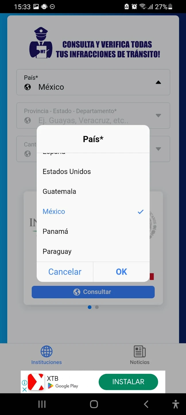 Multas De Tránsito Screenshot 1
