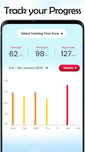 Heart Rate Monitor BPM Tracker Captura de tela 4