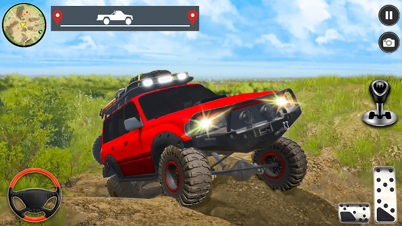 4x4 Turbo Jeep Racing Mania Captura de pantalla 1