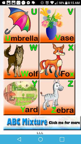 Phonics for Kids Captura de pantalla 1