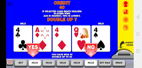 Video Poker with Double Up Captura de tela 2